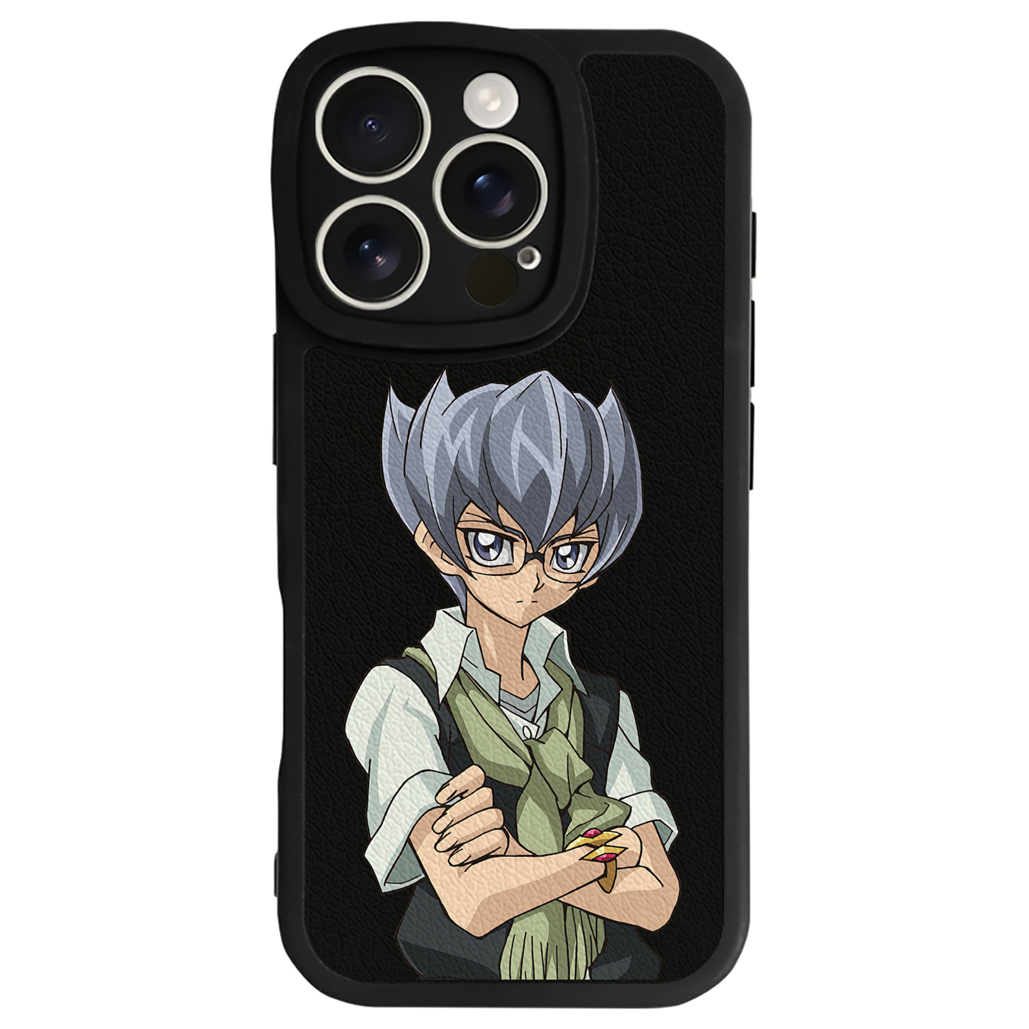 遊☆戯☆王 Yu-Gi-Oh! 【iPhone 16シリーズ対応】シリコンスマホケース（レザー調） 材質：シリコン